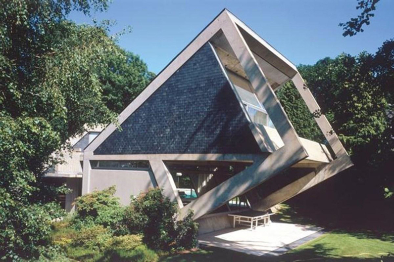 Maison Drusch à Versailles (1963-1966), architecte Claude Parent