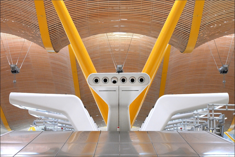 Aéroport de Madrid, architecte Richard Rogers