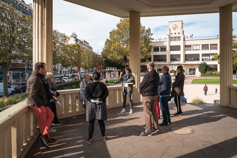 Départ de la visite à Charenton-le-Pont - JNA 2021