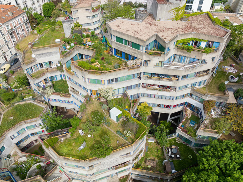 Centre ville d'Ivry-sur-Seine, projet de Renée Gailhoustet