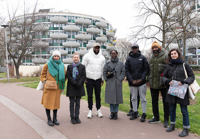 Les guides en reconnaissance dans le quartier du palais à Créteil