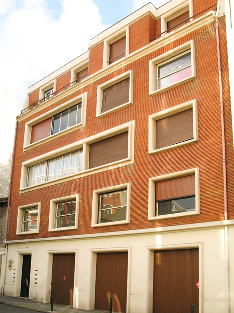 La brique dans le centre-ville de Vincennes