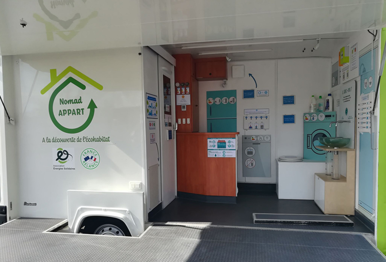 Vue de l'intérieur du Nomad'Appart Vue de l'intérieur du Nomad'Appart