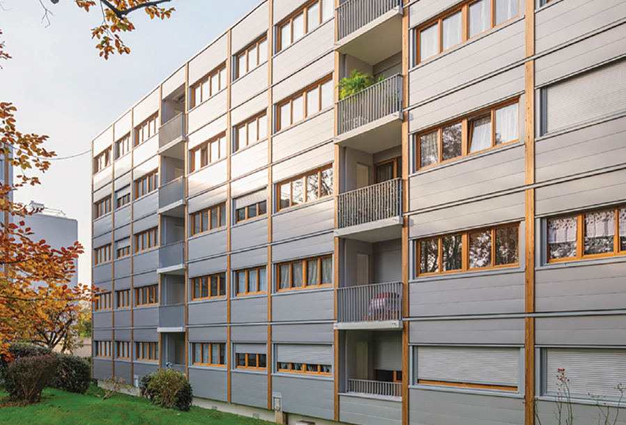 Résidence à Thiais (94) à l'achèvement des travaux de réhabilitation, fin 2024