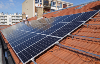 Installation de panneaux photovoltaïques