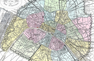 Plan de l'enceinte de Thiers, Paris