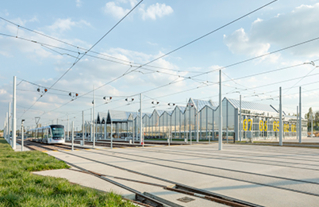 Centre de remisage et de maintenance du T9 à Orly, architectes Ferrier Marchetti Studio