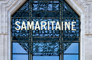 Détail de la Samaritaine, Paris, Architecte Henri Sauvage