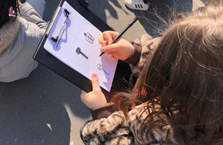 Balade dessinée avec les élèves de l'école Jean Vilar, à Villejuif