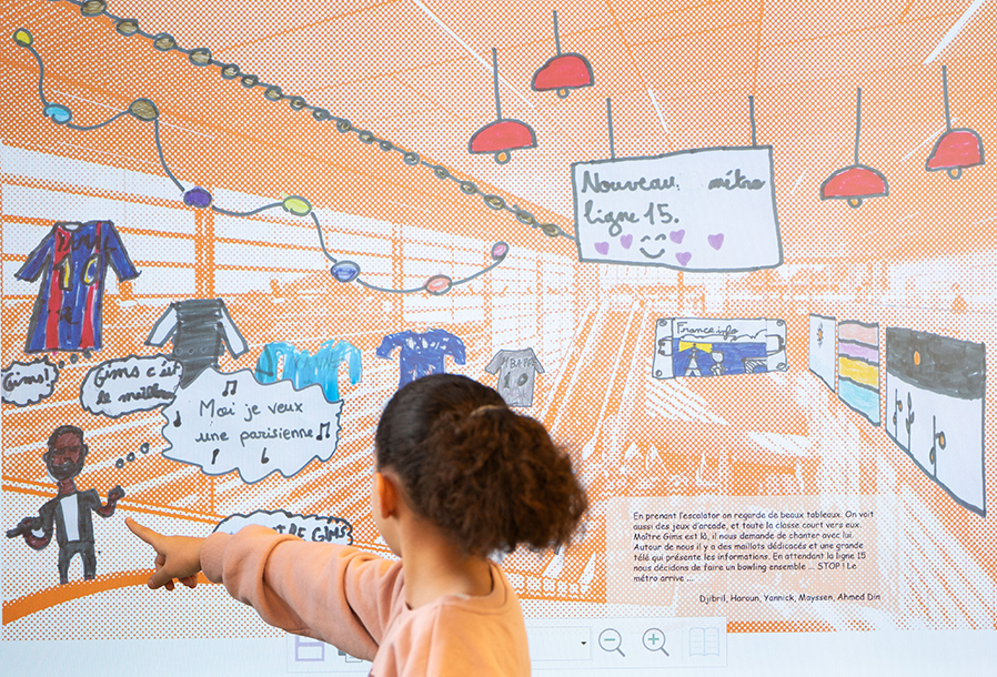 Restitution du travail des élèves à Champigny-sur-Marne